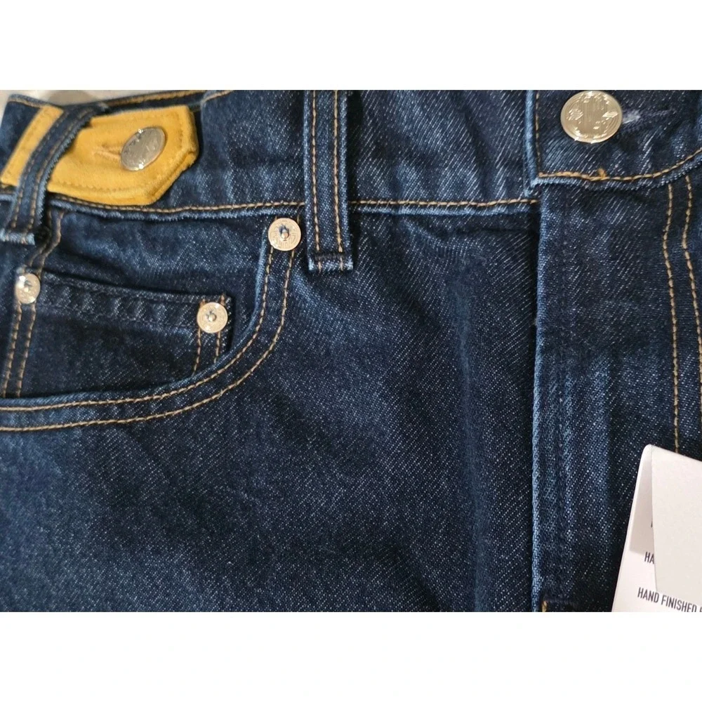Benjamin Talley Smith 27 Madewell Women Coolidge Indigo Wide Leg Low Rise Jeans
